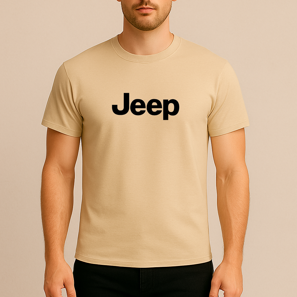 Men’s Jeep Car Cotton T-Shirt